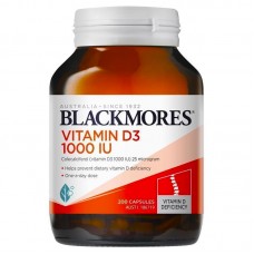 Blackmores 澳佳宝 维生素D3胶囊1000IU 200粒